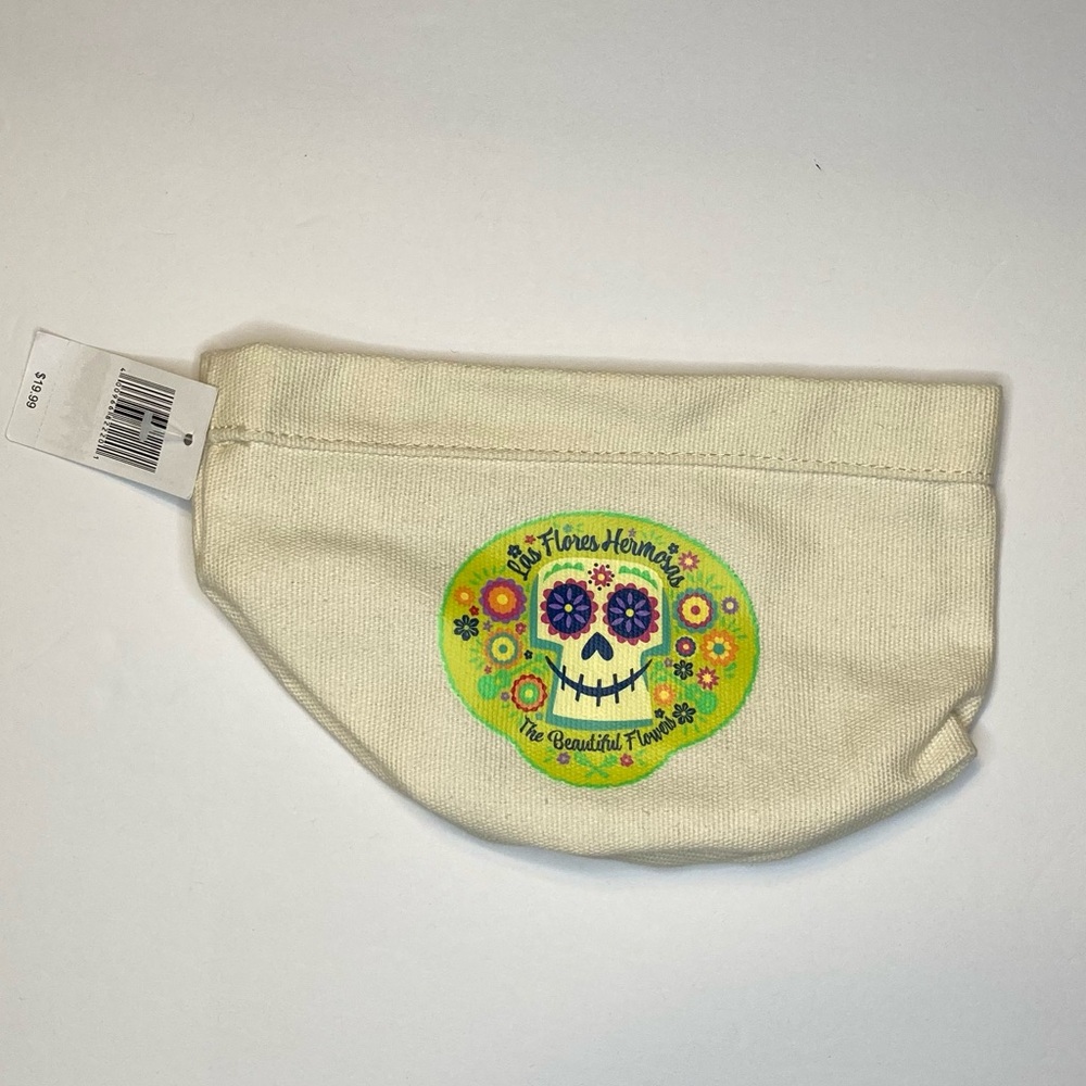Disney Parks Epcot Flower & Garden Festival 2024 Coco Canvas Pouch - Picture 2 of 10